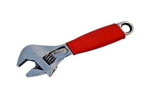 Snap-on Tools USA RED 6" Soft Grip Flank Drive Plus Adjustable Wrench FADH6 - Picture 1 of 6