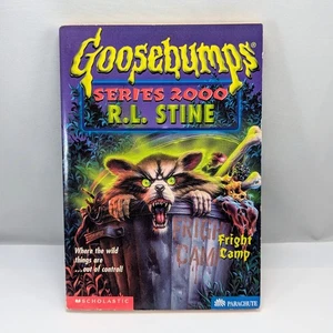 Goosebumps Series 2000 #8 Fright Camp R.L Stine 1998 Vintage 1st Edition PB - Picture 1 of 5