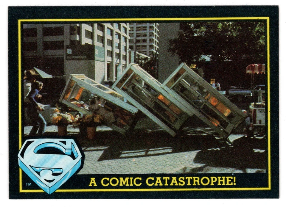 A Comic Catastrophe! (Trading Card) - Superman III - 1983 Topps # 2 Mint - Image 1 of 1