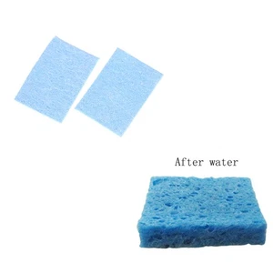 Almohadillas de esponja azul limpieza punta de soldadura soldador soldador 6 cm * 6 cm 10 piezas T'Q6 - Imagen 1 de 8