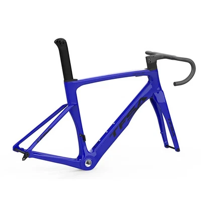 Cuadro de bicicleta de carretera de fibra de carbono totalmente interno cable enrutamiento bicicleta Aero cuadro Foto 1 de 4