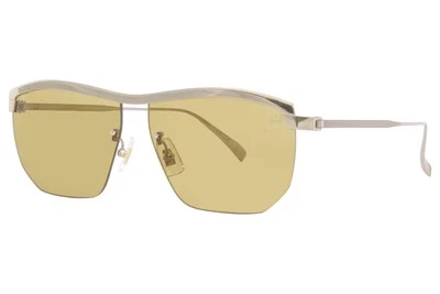 Dunhill DU0026S 004 Sunglasses Titanium Men's Gold/Yellow Lenses Pilot 62mm - Image 1 of 4