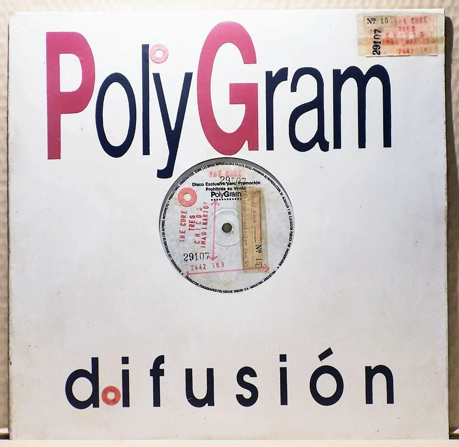 Test Pressing THE CURE Three Imaginary Boys Rare Argentine 1988 Promo LP - Image 1 of 4