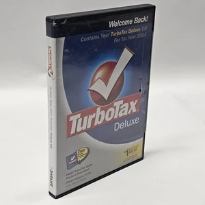 TurboTax Deluxe For 2004 Tax Year State & Federal Filing Software NEW SEALED  - Picture 1 of 3