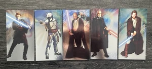 Topps STAR WARS - ATTACK OF THE CLONES - 2002 - TIN  INSERT Complete Set Of 5! - Picture 1 of 2