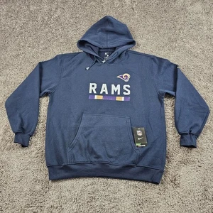 Los Angeles Rams Hoodie Herren Große L Blau Nike On Field Pullover Sweatshirt NFL - Bild 1 von 11