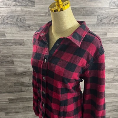 ORVIS Snap Up Collared Black / Red Check Basic Jacket Women's Size XXL - Image 1 of 4