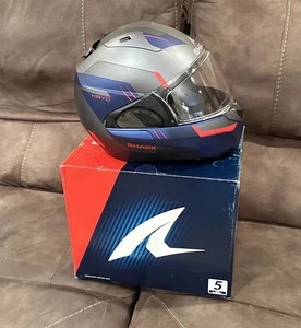 Shark Evo ES Kryd Helmet  Blue XL USED Super clean.  Mint condition HE9816DABRXL - Picture 1 of 23