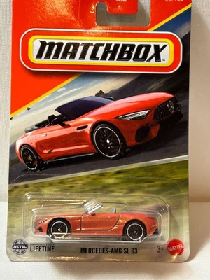 Matchbox 2024 Metalflake Orange Mercedes-AMG SL 63 26/125 - Image 1 of 4