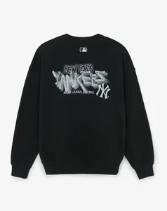 MLB Basic Street Stadium Graphic Sweatshirt NY YANKEES BLACK 3AMTB3154-50BKS - Picture 1 of 5