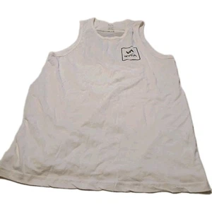 RVCA Shirt Mens Large Graphic Tee Sleeveless Camo Logo On Back NWOT - Picture 1 of 4