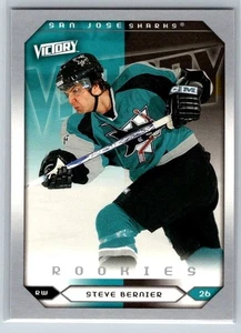 2005-06 Upper Deck Victory #296 Steve Bernier Rookie San Jose Sharks RC - Picture 1 of 2