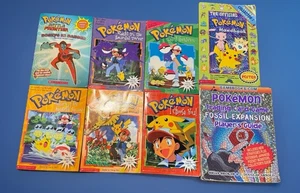 Vintage Pokémon Book Lot Of 8 Scholastic 90s Y2K Player guide Fossil - Picture 1 of 11