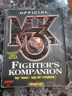 Official Mortal Kombat 3 Fighter’s Kompanion Brady games 1995 - Image 1 of 4