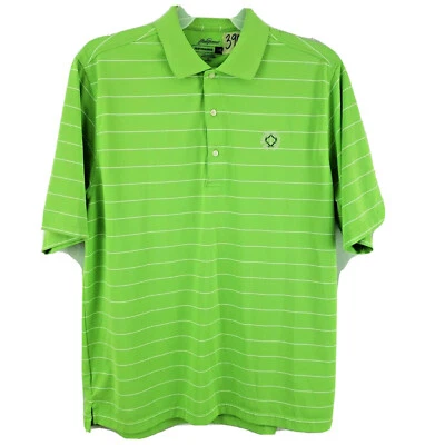 Jack Nicklaus men's performance 18 golf shirt green, size L, polyester - Image 1 of 3