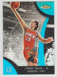 Steve Nash Suns 2007-08 Topps Finest Blue Refractor #13 SP #086/199 SSP HOF - Bild 1 von 2