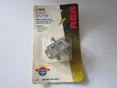RCA D2271 2 way signal splitter New - Image 1 of 3