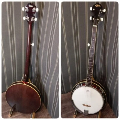 Aria 5-String Banjo SB-100 with Hard Case - As-Is String Instrument - Image 1 of 4