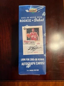 2005-06 UPPER DECK NBA ROOKIE DEBUT BASKETBALL BLASTER BOX FACTORY SEALED - Picture 1 of 7