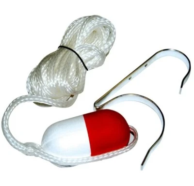 374 Taylor Made Life Ring Buoy Holder With 60' Rope Heaving Line New Sealed  - Image 1 of 4