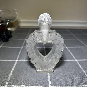 Lalique PERFUME, scent bottle, Nina Ricci Heart, Coeur Joie, flacon, 1946, 6" - Picture 1 of 12