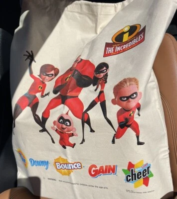 New Disney The Incredibles Laundry Bag  27" x 20" College Student Must Have - Image 1 of 4