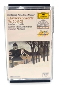 Friedrich Gulda Mozart Klavierkonzerte Nr 20 & 21 DG Kassette MC - Bild 1 von 2