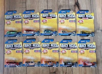 10) Hot Wheels Race Aces Subaru Imreza, Chevy 1500 Pickup Truck, Ford, Chrysler  - Image 1 of 4
