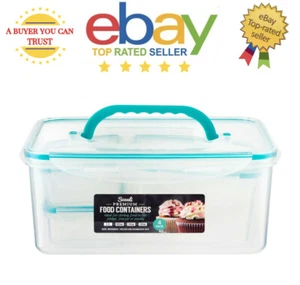 Premium Frischhaltedosen Luftdicht Clipverschluss und Verschluss Deckel 4er Set - Bild 1 von 2