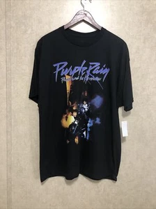 Purple Rain Prince and the Revolution Prince Estate Official Blk T-shirt M NWOT - Picture 1 of 3