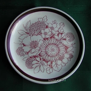 ALFRED MEAKIN ENGLAND 6 3/4" SAMOA RED VARIATION BREAD PLATE (S). - Bild 1 von 2