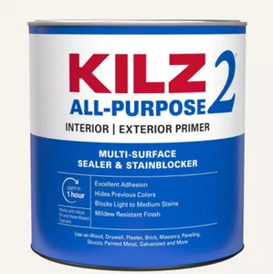 KILZ 2 All Purpose Interior Exterior Multi Surface Primer & Stain Blocker - Picture 1 of 12