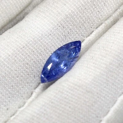 natural Tanzanite, Violet tanzanite faceted loose gemstone 1.70 Ct 13x5 mm - Image 1 of 4