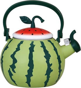 ware Enamel on Steel Whistling Tea Kettle, Stovetop Teakettle (1.6 Quart, Wat... - Picture 1 of 1