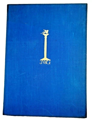 Venetianische Epigramme Goethe Friedr. Wilh. Kleukens art 1927 Limited ed. 150 - Image 1 of 4