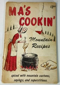 Vintage Ma's Cookin', Mountain Recipes Cookbook 1966 Ozarks Osage Beach, MO - Picture 1 of 7