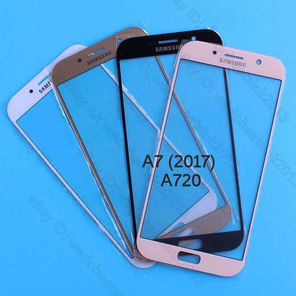 Lente frontal externa vidro tela sensível ao toque para Samsung Galaxy A7 (2017) SM-A720F A720Y - Imagem 1 de 1