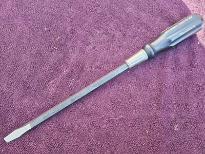 Vintage IRWIN 300-S-10" Square Shaft Slotted Screwdriver, New Old Stock - Image 1 of 4