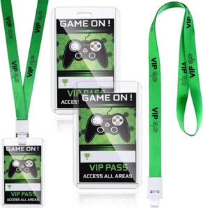 16 Pieces Video Game Party Favors Gamer Vip Pass... - Picture 1 of 7