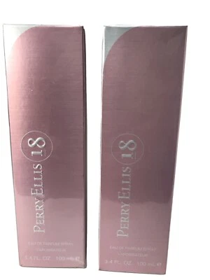 Perry Ellis 18 para Mujer 3.4 OZ Perfume EDP Spray CAJA SELLADA AUTÉNTICA!!️!!️ (L) Foto 1 de 4