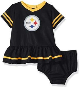 NFL Pittsburgh Steelers Infant Dazzle Dress & Panty Size 6-12 Month Youth Gerber - Picture 1 of 1