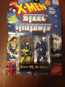 X-Men Steel Mutants CYCLOPS VS. MR. SINISTER 3 inch Die Cast Figure - Picture 1 of 1