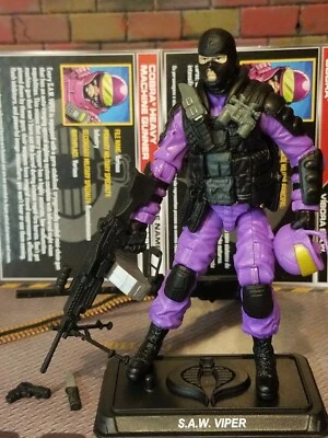 特种部队 ~ 2016 COBRA SAW VIPER ~ 军团 ~ 100% 完整、卡片和标准 S.A.W. — 第 1/3 张图片