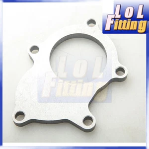 T3 T3/T4 5 BOLT OUTLET EXHAUST DOWNPIPE FLANGE ADAPTER MILD STEEL - Picture 1 of 3