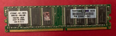 🟡Infineon KINGSTON 256MB RAM MEMORY KT326667-041-INCE5 , 326667-041 - Image 1 of 2