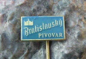 Antique Bratislava Czechoslovakia Brewery Beer Lager Castle Logo Pin Badge - Picture 1 of 3