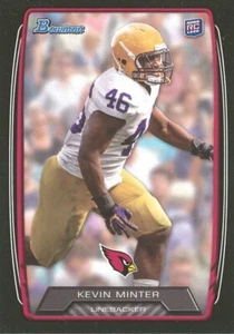 2013 Bowman KEVIN MINTER #172 RC rookie black ARIZONA CARDINALS 🏈 - Picture 1 of 1