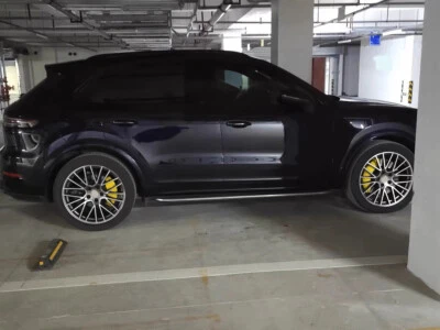 For Porsche Cayenne/718/ 911 /Platinum/ Macan Aluminum Yellow Caliper Cover 4pcs Foto 1 de 4