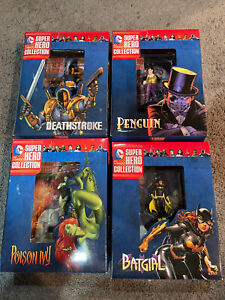DC Super Hero Collection Poison Ivy Deathstroke Penguin Batgirl Eaglemoss Figs