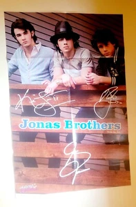 Póster de los Jonas Brothers revista Teen Beat de 2 caras 21 pulgadas x 32 pulgadas envío gratuito - Imagen 1 de 5